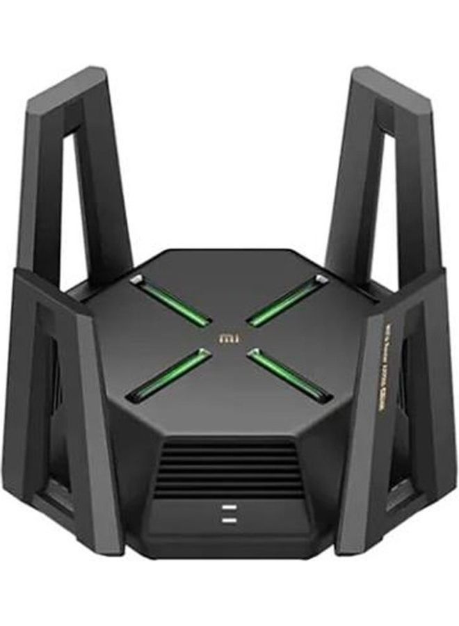 Xiaomi - MI AX9000 9000MBPS Enhanced Version TRI-BAND WIFI6 Router Black - Image 1