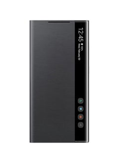 Samsung Galaxy Note-20 Ultra Clear View Flip Cover Mystic Black  - Image 1