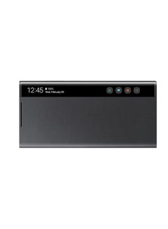 Samsung Galaxy Note-20 Ultra Clear View Flip Cover Mystic Black  - Image 2