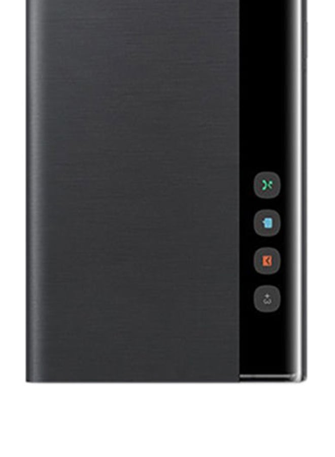 Samsung Galaxy Note-20 Ultra Clear View Flip Cover Mystic Black  - Image 4
