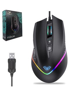 F805 Programmable Usb Gaming Mouse With Rainbow Backlight For Pc