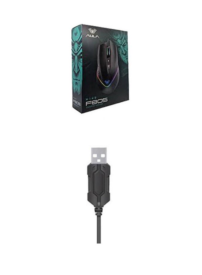 AULA - F805 Programmable Usb Gaming Mouse With Rainbow Backlight For Pc - Image 1