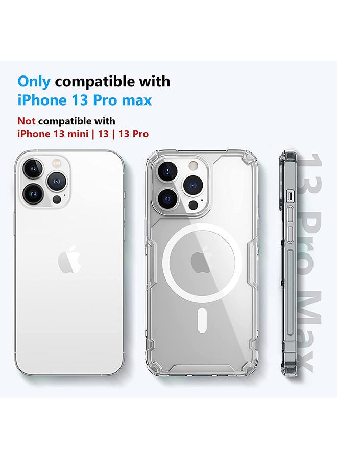Nillkin - Nature TPU Pro Magnetic Case For Apple iPhone 13 Pro Max Clear White - Image 1