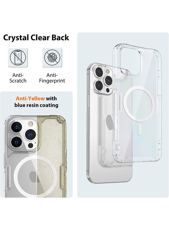 Nillkin - Nature TPU Pro Magnetic Case For Apple iPhone 13 Pro Max Clear White - Image 1