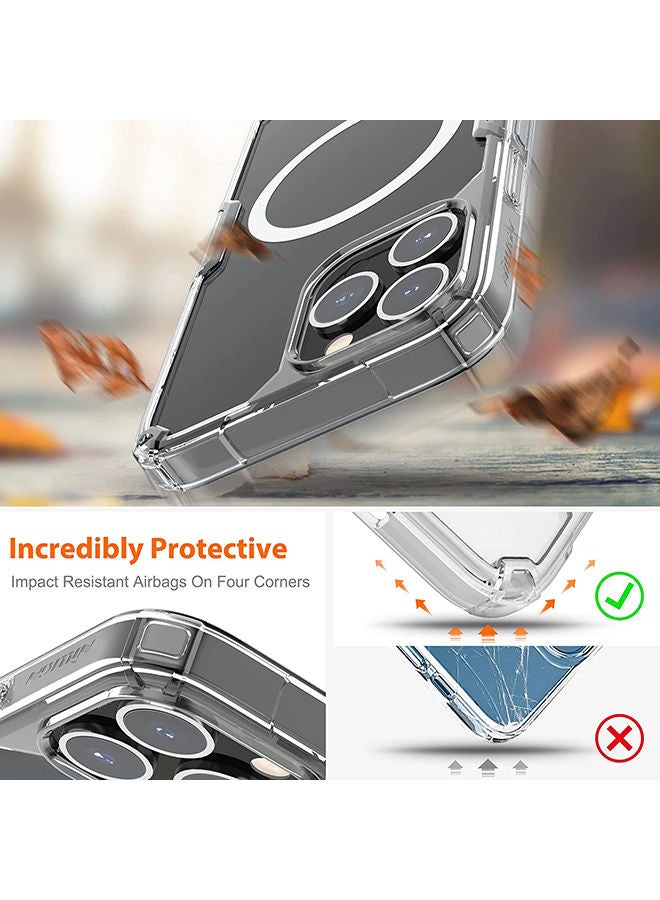 Nillkin - Nature TPU Pro Magnetic Case For Apple iPhone 13 Pro Max Clear White - Image 1