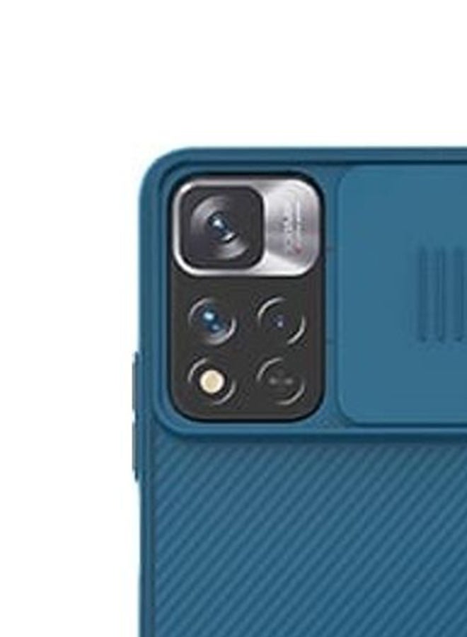Nillkin CamShield Reliable Protection Case For Xiaomi Redmi Note 11 Pro/11 Pro+ 5G Blue - Image 5