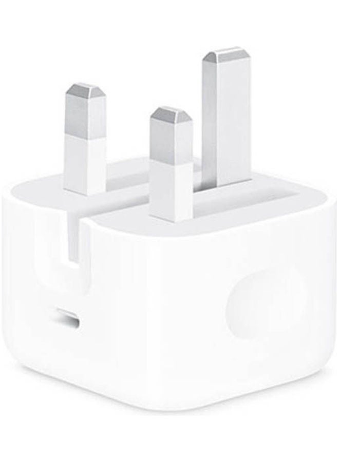 Generic - 25W Adapter With Usb-C Cable White - Image 1