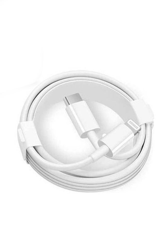 Generic - 25W Adapter With Usb-C Cable White - Image 1