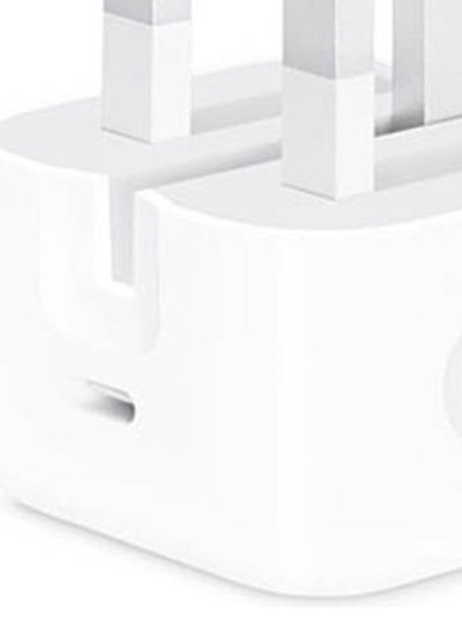 Generic - 25W Adapter With Usb-C Cable White - Image 1