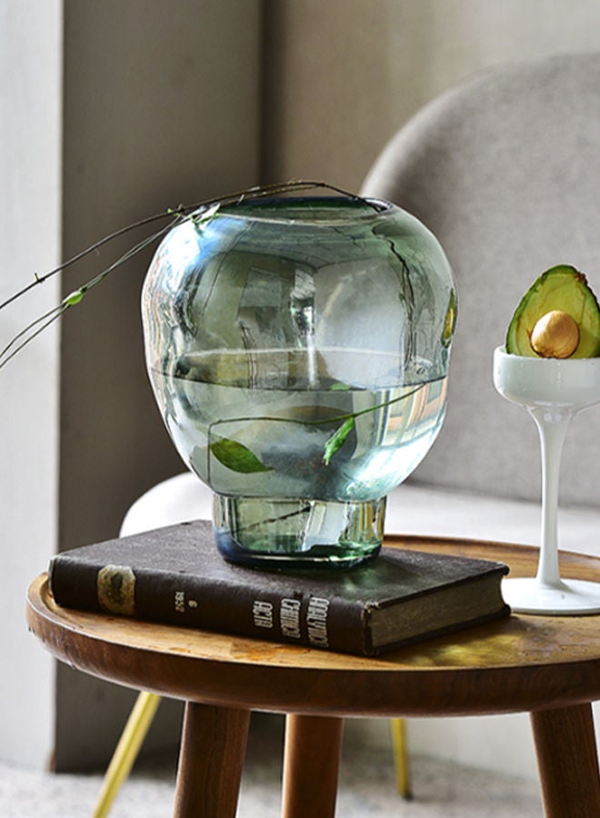 Switch Modern Handmade Glass Flower Vase Unique Luxury Quality Material For The Perfect Stylish Home BX-S9508 Green 23.5cm - Image 2