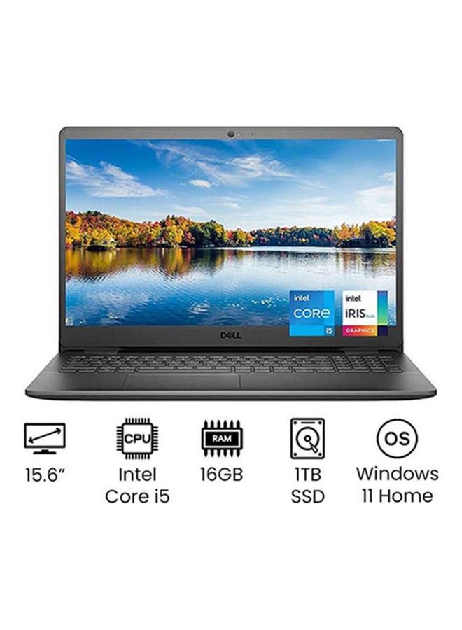 ديل لابتوب إنسبايرون 3511 بشاشة لمس مقاس 15.6 بوصة بدقة كاملة الوضوح ومعالج كور i5-1135G7 من الجيل الحادي عشر/ ذاكرة رام سعة 16 جيجابايت/ محرك أقراص SSD سعة 1 تيرابايت/ بطاقة رسومات إنتل أيريس XE/ نظام ويندوز 11 هوم/ إصدار عالمي مع حقيبة ظهر الإنجليزية/العربية أسود  - Image 2
