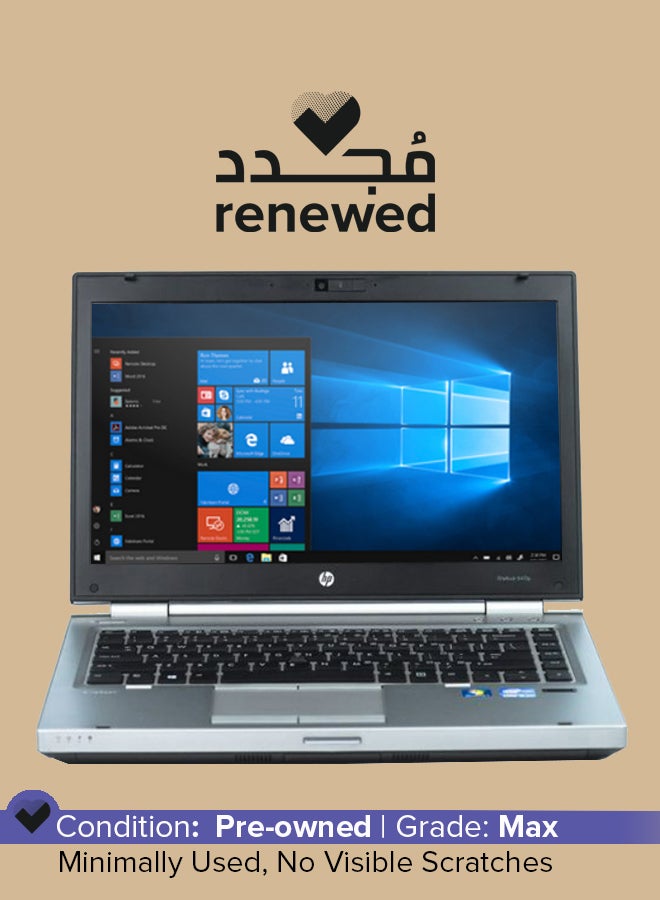 HP Renewed - Elitebook 8470 (2008) Laptop With 14-Inch Display, Intel Core i5 Processor/3rd Gen/4GB RAM/128GB SSD/Intel HD Graphics English Silver  - Image 1
