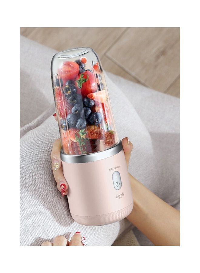 ديرما كوب وعصارة وخلاط بتصميم صغير ومحمول للسفر مع وصلة USB طراز NU05 140.0 W NU05 وردي  - Image 5