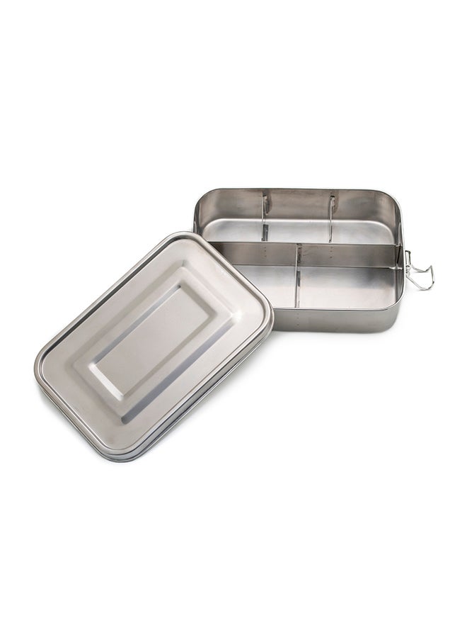 Bamboo Bark 5 Compartment Stainless Steel Lunch Box - Image 3