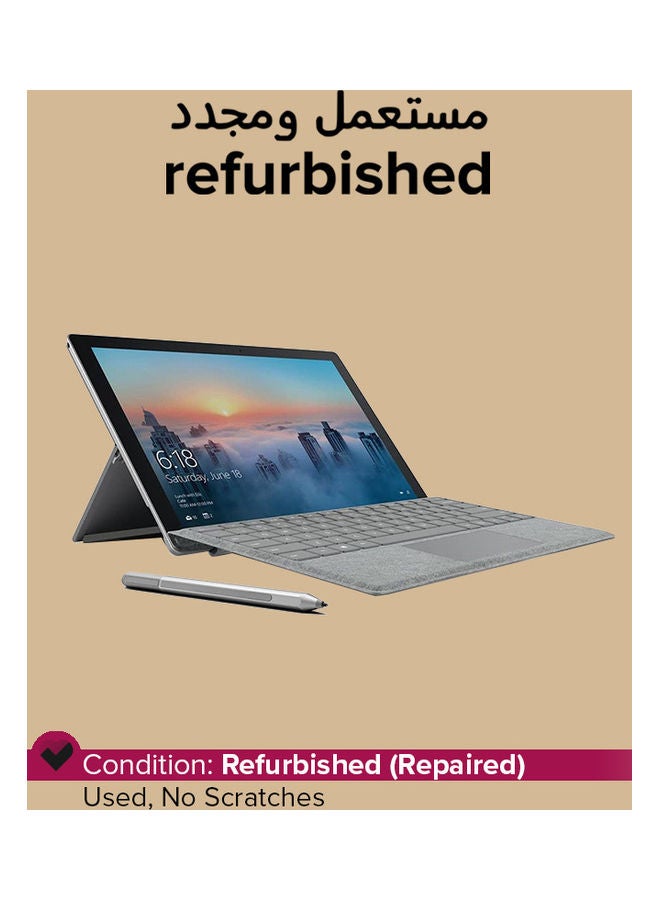 مايكروسوفت Refurbished - Surface Pro 4 (2015) Laptop With 12.3-Inch Display, Intel Core i5 Processor/6th Gen/4GB RAM/128GB SSD/Intel HD Graphics English Silver - Image 1