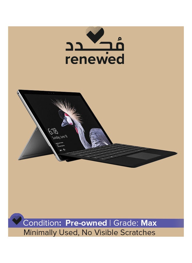 Microsoft - Renewed - Surface Pro 5 (2017) Laptop With 12.3-Inch Display,Intel Core i5 Processor/7th Gen/4GB RAM/128GB SSD/Intel HD Graphics English Silver - Image 1