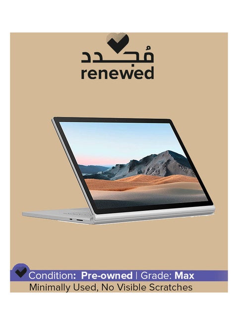 Renewed - Surface Book 3 (2020) Laptop With 15-Inch Display, Intel Core i7 Processor/10th Gen/32GB RAM/512GB SSD/Intel HD Graphics English Silver