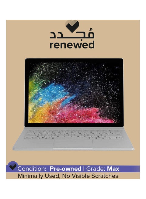Renewed - Surface Book 1 (2015) Laptop With 13.5-Inch Display,Intel Core i7 Processor/6th Gen/16GB RAM/512GB SSD/Intel HD Graphics English Silver