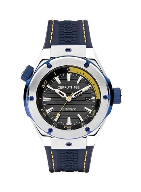 Men's Ruscello Three Hands Round Analog Wrist Watch CIWGN2207501 - 45mm - Blue