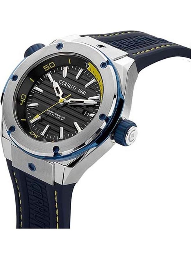CERRUTI 1881 Men's Ruscello Three Hands Round Analog Wrist Watch CIWGN2207501 - 45mm - Blue  - Image 2