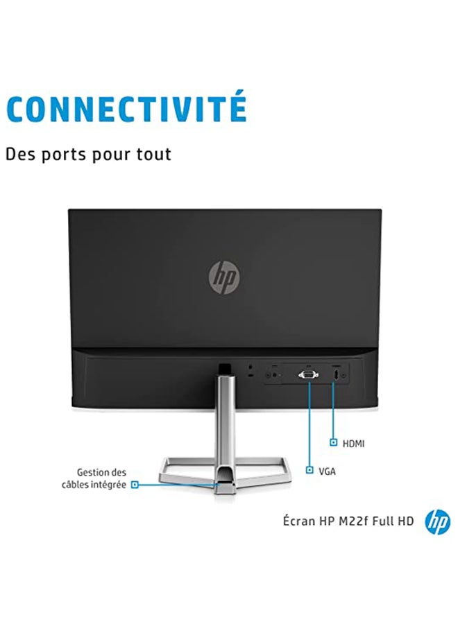 M22f with 21.5-inch IPS FHD Display Monitor silver