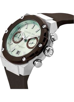 CERRUTI 1881 Men's Lucardo Round Chronograph Wrist Watch CIWGO2206101 - 56 mm - Brown  - Image 2
