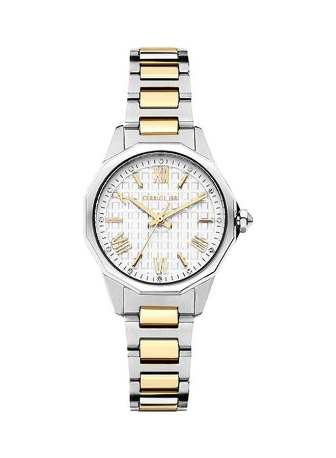 شيروتي 1881 ساعة يد جيسينا مستديرة بعقارب طراز CIWLG2206003 - مقاس 38 مم - فضي للنساء - Image 1