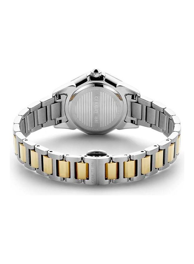 شيروتي 1881 ساعة يد جيسينا مستديرة بعقارب طراز CIWLG2206003 - مقاس 38 مم - فضي للنساء - Image 3