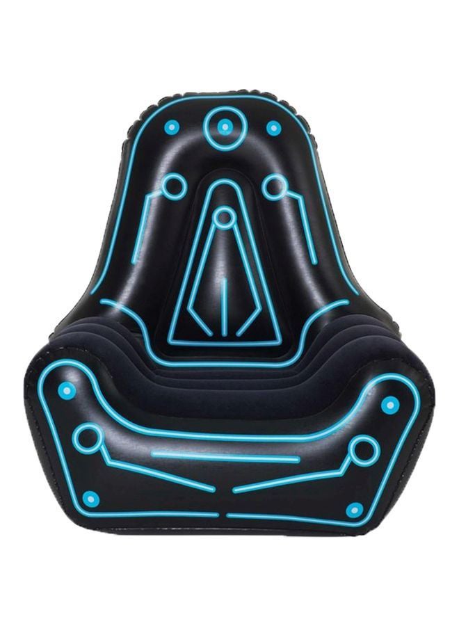Bestway the Mainframe Armchair 1.12m X 99cm X 1.25m 26-75077 Black/Blue 112x125x99centimeter  - Image 1