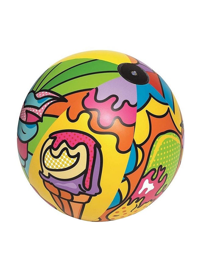 Bestway Inflatable Beach Ball With Pop Art Design Toys 91cm  - Image 1