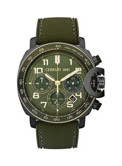 CERRUTI 1881 Men's Positano Round Chronograph Wrist Watch CIWGO2206803 - 53 mm - Green  - Image 1