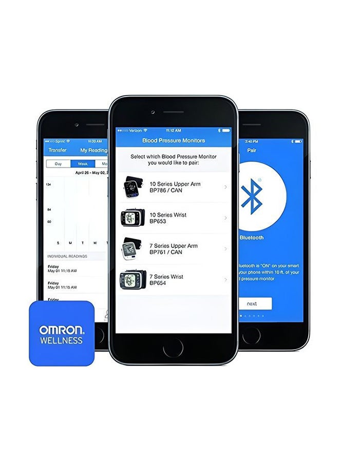 Omron - Upper Arm Blood Pressure Monitor With Bluetooth Smart App And Advanced Accuracy - Image 1