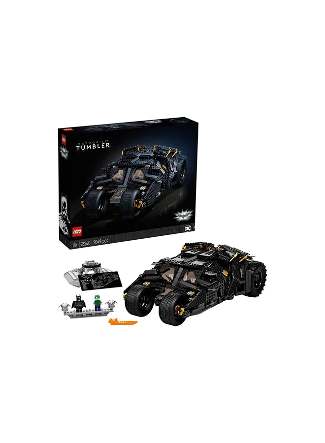 ليغو DC Batman™ Batmobile™ Tumbler Adult Building Kit; Build-And-Display Model Of The Iconic Batmobile™ From The Dark Knight™ Movie Trilogy; Great Gift For Adult Batman Fans And Model Makers, For Ages 16+ (2,049 Pieces) 76240