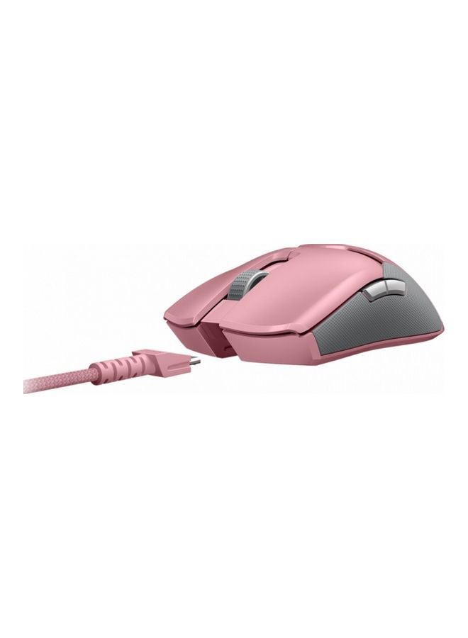 RAZER - Viper Ultimate Wireless HyperSpeed Gaming Mouse with RGB Charging Dock - 20K DPI Optical Sensor, 8 Programmable Buttons,70 Hr Battery - Quartz Pink - Image 1