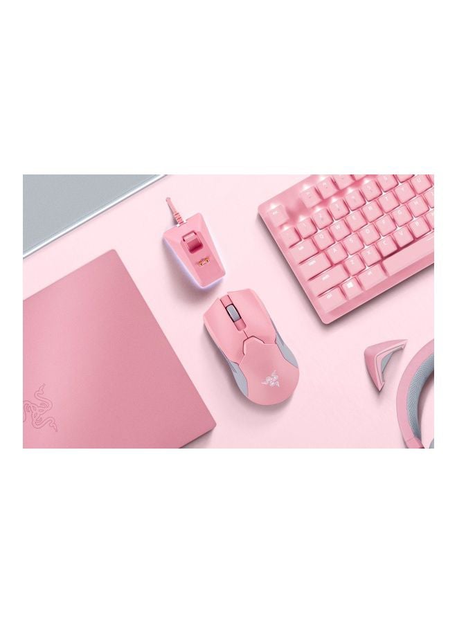 RAZER - Viper Ultimate Wireless HyperSpeed Gaming Mouse with RGB Charging Dock - 20K DPI Optical Sensor, 8 Programmable Buttons,70 Hr Battery - Quartz Pink - Image 1