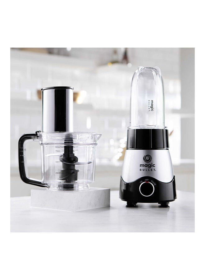 Magic Bullet - Mini Food Processor & Personal Blender Set, 10 Pieces 830.0 ml 400.0 W MB4-KS10 Silver/Black - Image 1