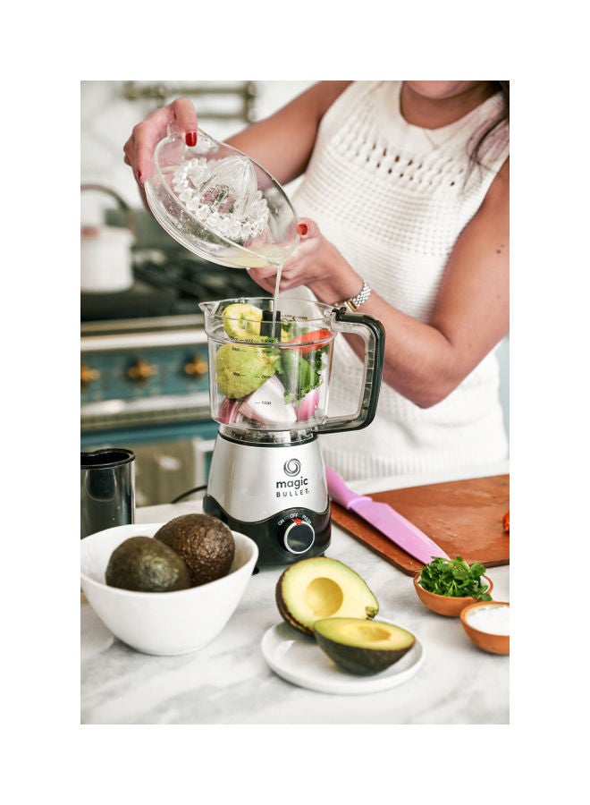 Magic Bullet - Mini Food Processor & Personal Blender Set, 10 Pieces 830.0 ml 400.0 W MB4-KS10 Silver/Black - Image 1