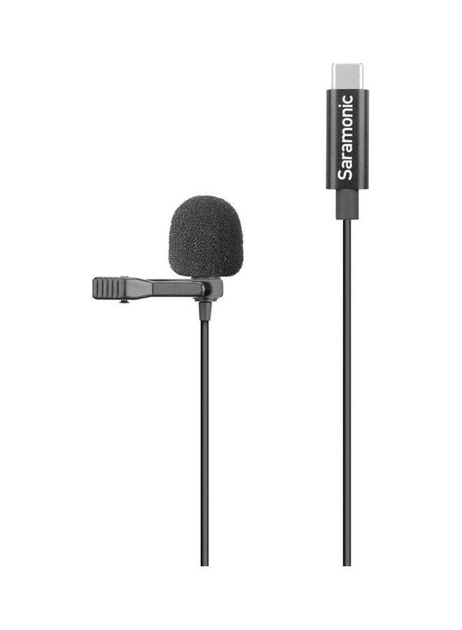 سارامونيك - ميكروفون عنقي متعدد الاتجاهات مع موصل USB Type-C لأجهزة أندرويد LavMicro U3B أسود - Image 1