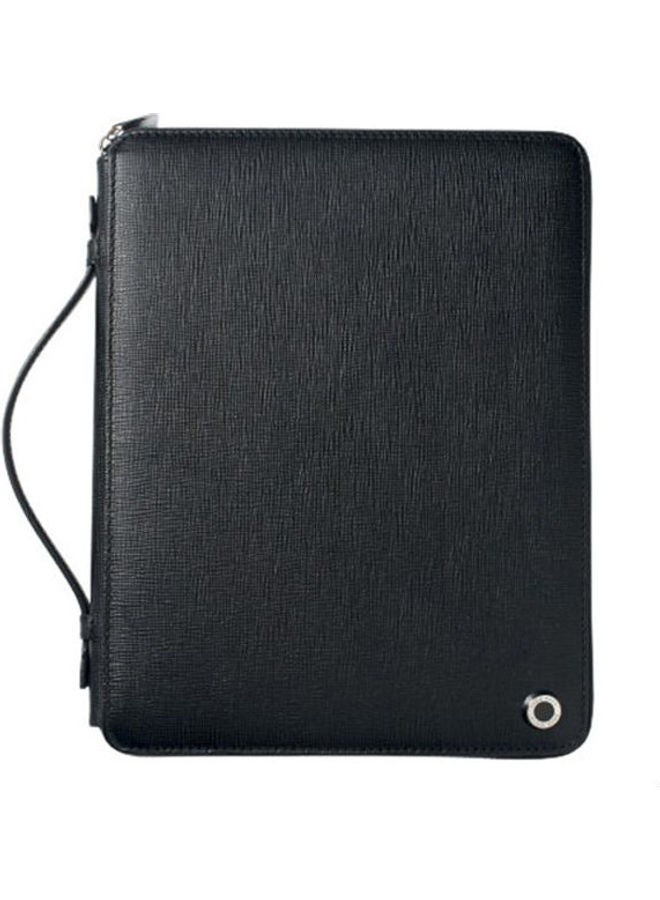 HUGO BOSS - Tradition A5 Conference Folder With Handle Black - Image 1