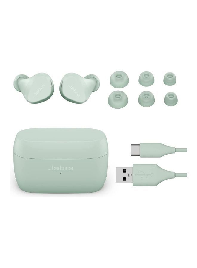 Elite 4 Active In-Ear Bluetooth Earbuds - True Wireless Ear Buds with Secure Active Fit, 4 built-in Microphones, Active Noise Cancellation and Adjustable HearThrough Technology Light Mint