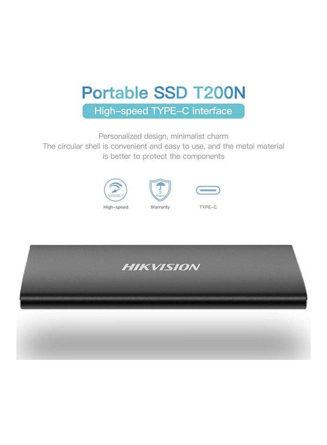 HIKVISION - External SSD 256GB USB3.1 Type-C SSD External Solid State Drive for Laptop 256 GB - Image 1