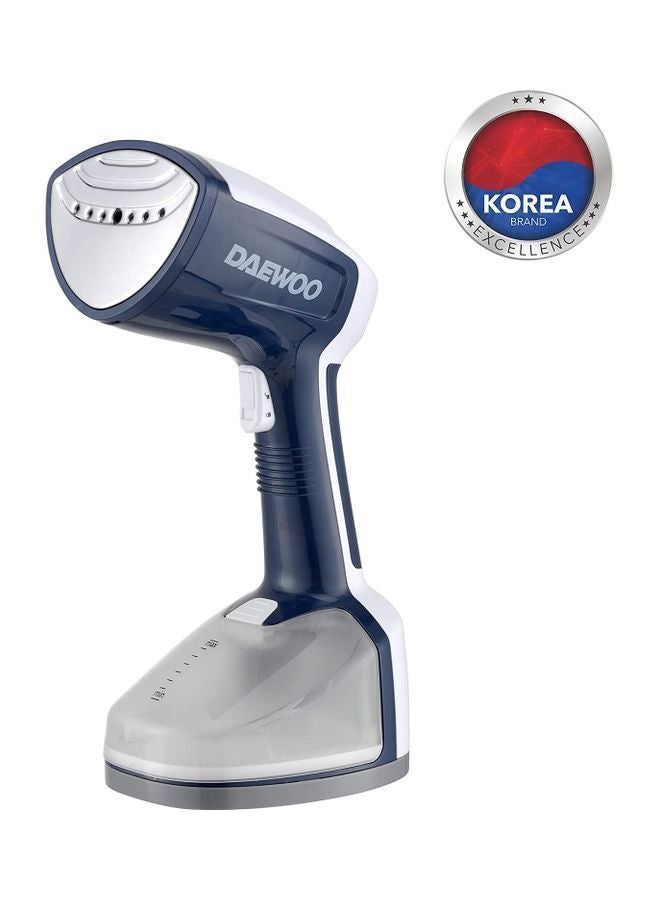 DAEWOO - Handheld Portable Garment Steamer with Cloth & Lint Brush, Korean Technology 350.0 ml 1200.0 W DGS8380B Blue - Image 1