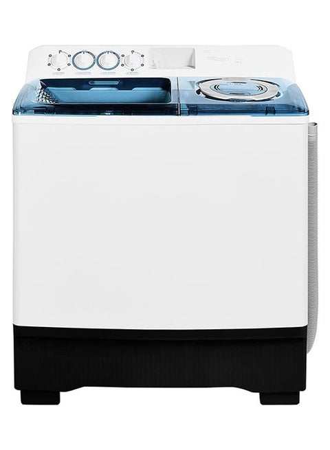 14 Kg Twin-Tub Semi-Automatic Washing Machine, Efficient Top-Load Washer With Lint Filter, Spin-Dry 14 kg 740 W SGW155 White