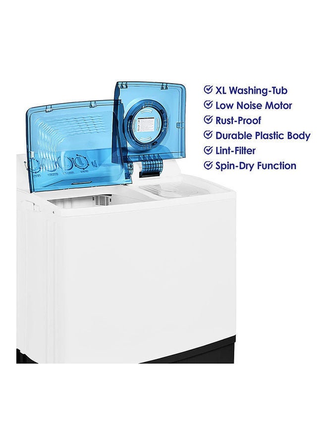 SUPER GENERAL 14 Kg Twin-Tub Semi-Automatic Washing Machine, Efficient Top-Load Washer With Lint Filter, Spin-Dry 14 kg 740 W SGW155 White  - Image 5