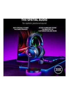 ريزر Kraken V3 Pro - سماعة الألعاب اللاسلكية HyperSense مع تقنية اللمس، ومشغلات Triforce Titanium مقاس 50 مم، والصوت المكاني THX، وتقنية Hyperspeed Wireless -  - Image 4