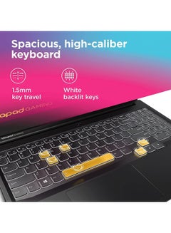 Lenovo IdeaPad Gaming 3 15IHU6 (Upgraded Version) Laptop With 15.6-Inch FHD Display, Intel Core i5-11300H Processor/8GB RAM/256GB SSD/4GB NVIDIA GeForce GTX 1650 Graphics Card/Windows 11 English Black  - Image 5