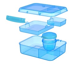sistema Sistema Bento Cube Lunch Box 1.25L Pink : Meal Container - Leak-proof - Portable - BPA-free Multicolour  - Image 5