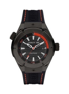CERRUTI 1881 Men's Ruscello Three Hands Round Analog Wrist Watch CIWGN2207502 - 45mm - Black  - Image 1
