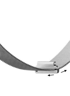 Generic Replacement Band With Magnet Lock For Samsung Gear S3 Frontier/Classic Silver  - Image 2