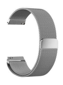 Generic Replacement Band With Magnet Lock For Samsung Gear S3 Frontier/Classic Silver  - Image 1